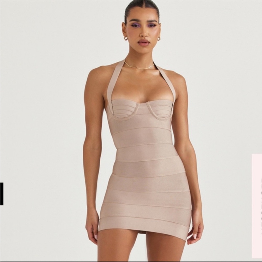 House of CB Nude Mini Dress